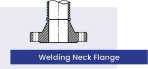 Welding neck flange