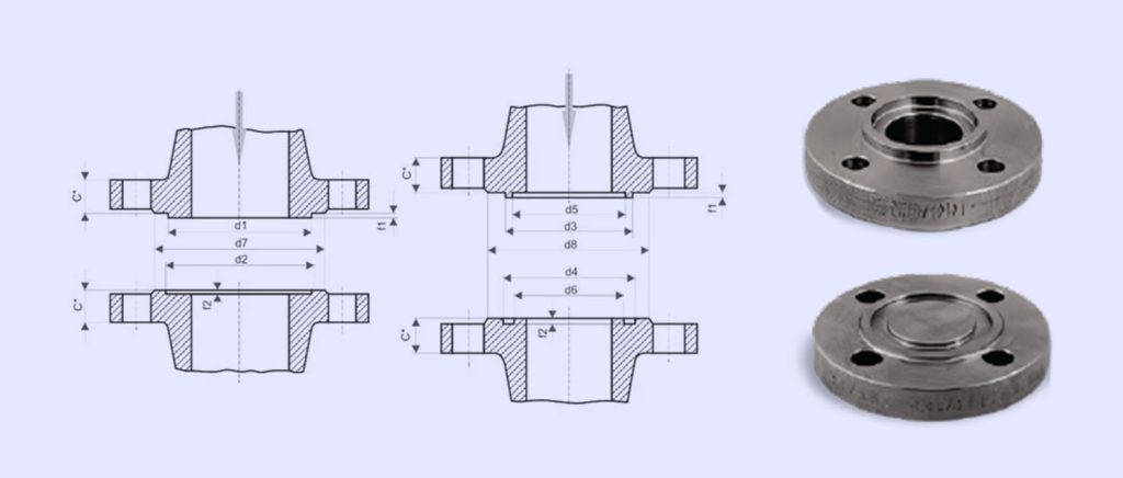 Features of Tongue and Groove flanges